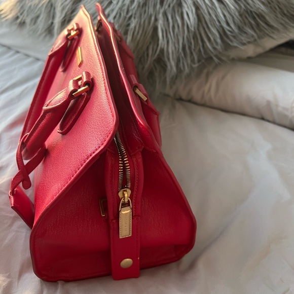 charles and Keith Red Satchel